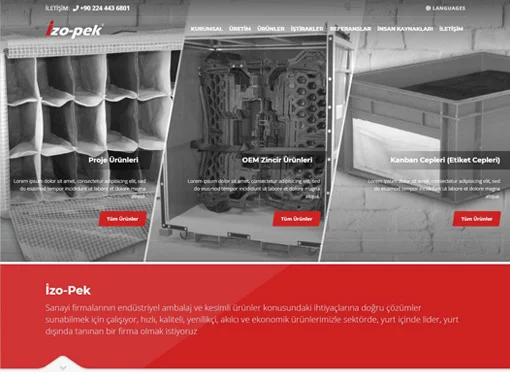 BursaPro Web Tasarım - İZO-PEK